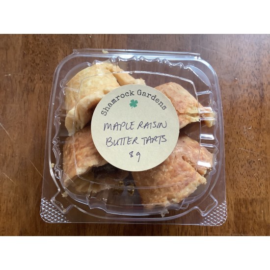 Shamrock Garden's Maple Raisin Butter Tarts Shamrock Garden's Maple Raisin Butter Tarts